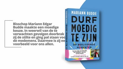 Afbeelding Leestip: 'Durf moedig te zijn' van Mariann Budde