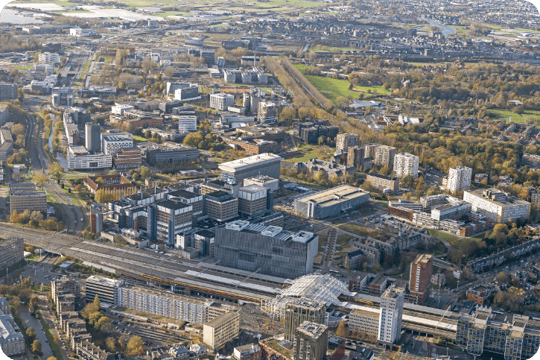 Studiereis campussen, innovatiedistricten en startup-hubs