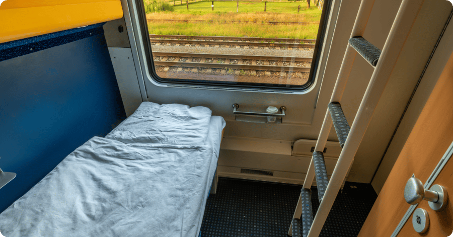 Blog-Van romantiek naar routine- nachttrein