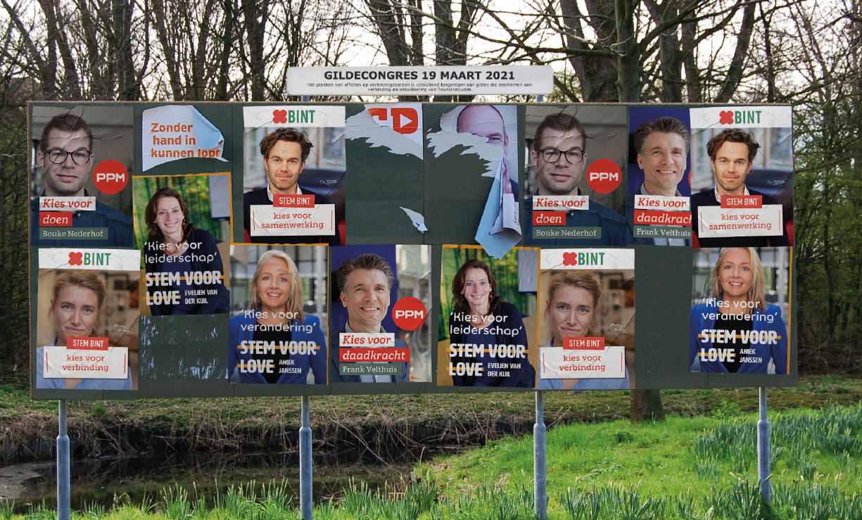 Banner verkiezingenbord