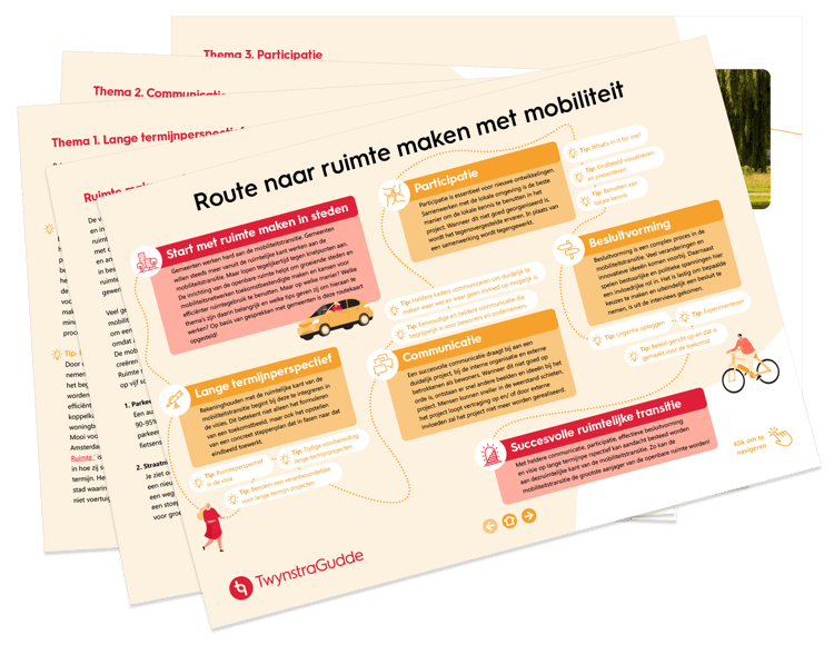 Ruimte maken met mobiliteit