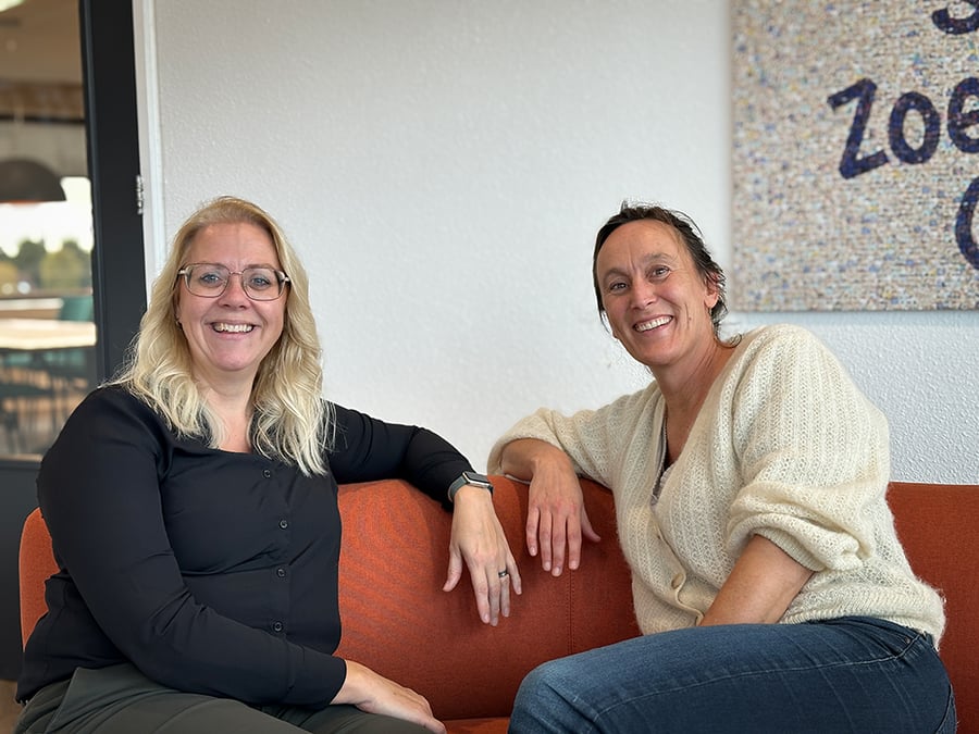 Sandra Maat en Klara Rijnten