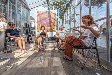 Afbeelding In gesprek over hitte in de hitte op het Nationaal Congres Klimaatadaptatie