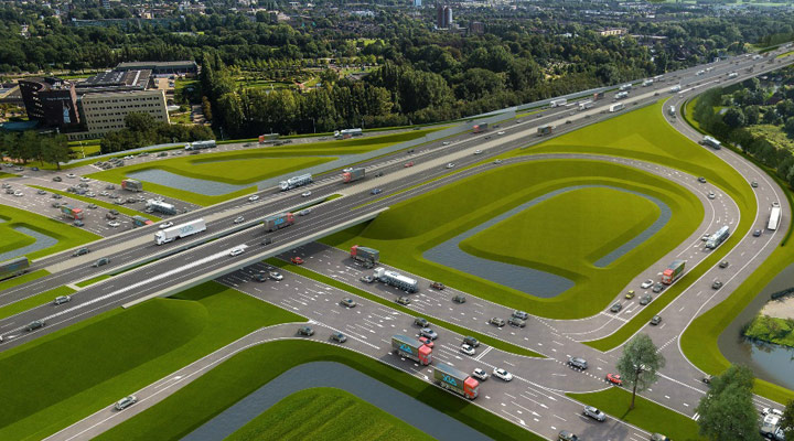 Samenwerken bij beheer en onderhoud Rijnlandroute