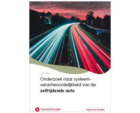 Onderzoek naar systeemverantwoordelijkheid van de zelfrijdende auto